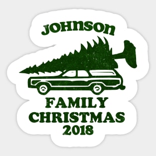 Johnson Family Chistmas Sticker